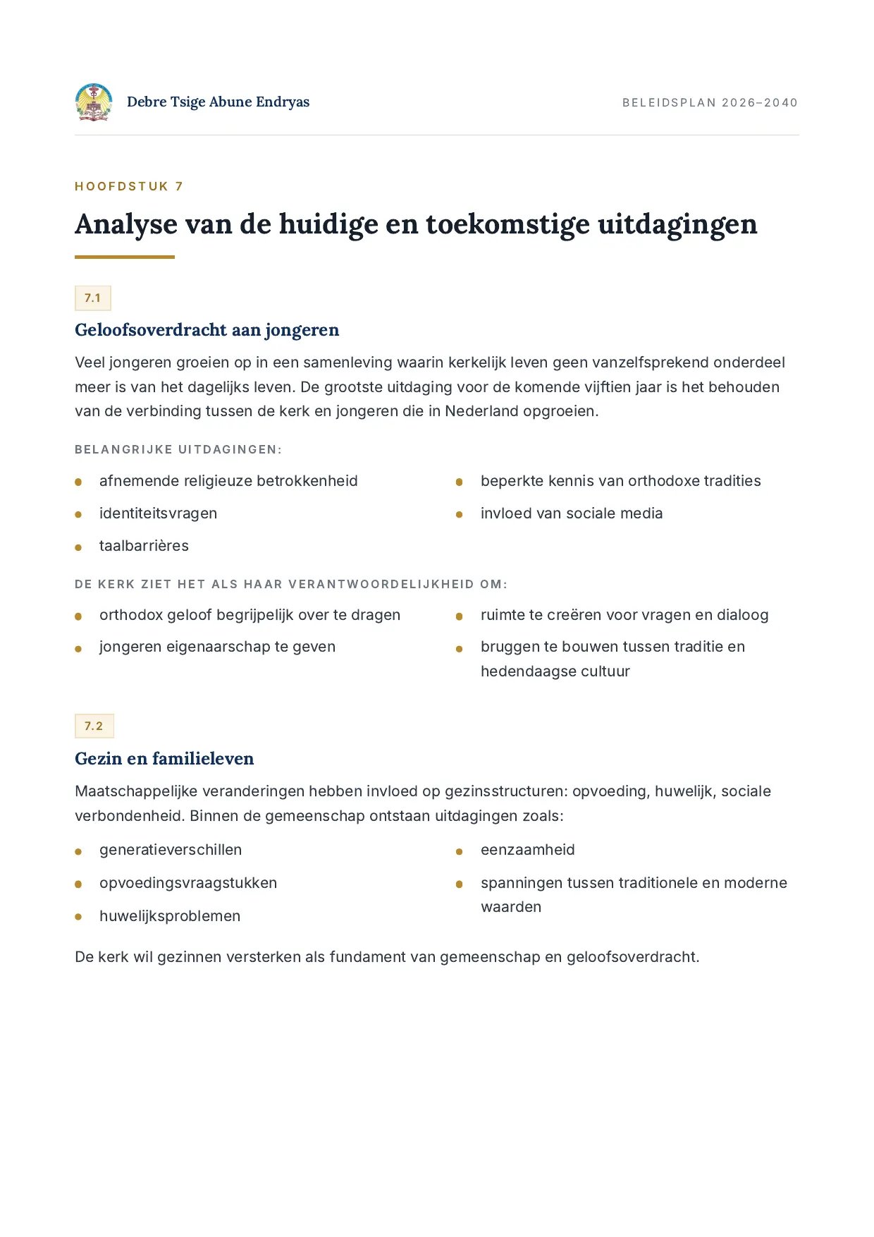 Beleidsplan 2026–2040, pagina 6 van 17